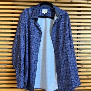 Construct men’s button down.